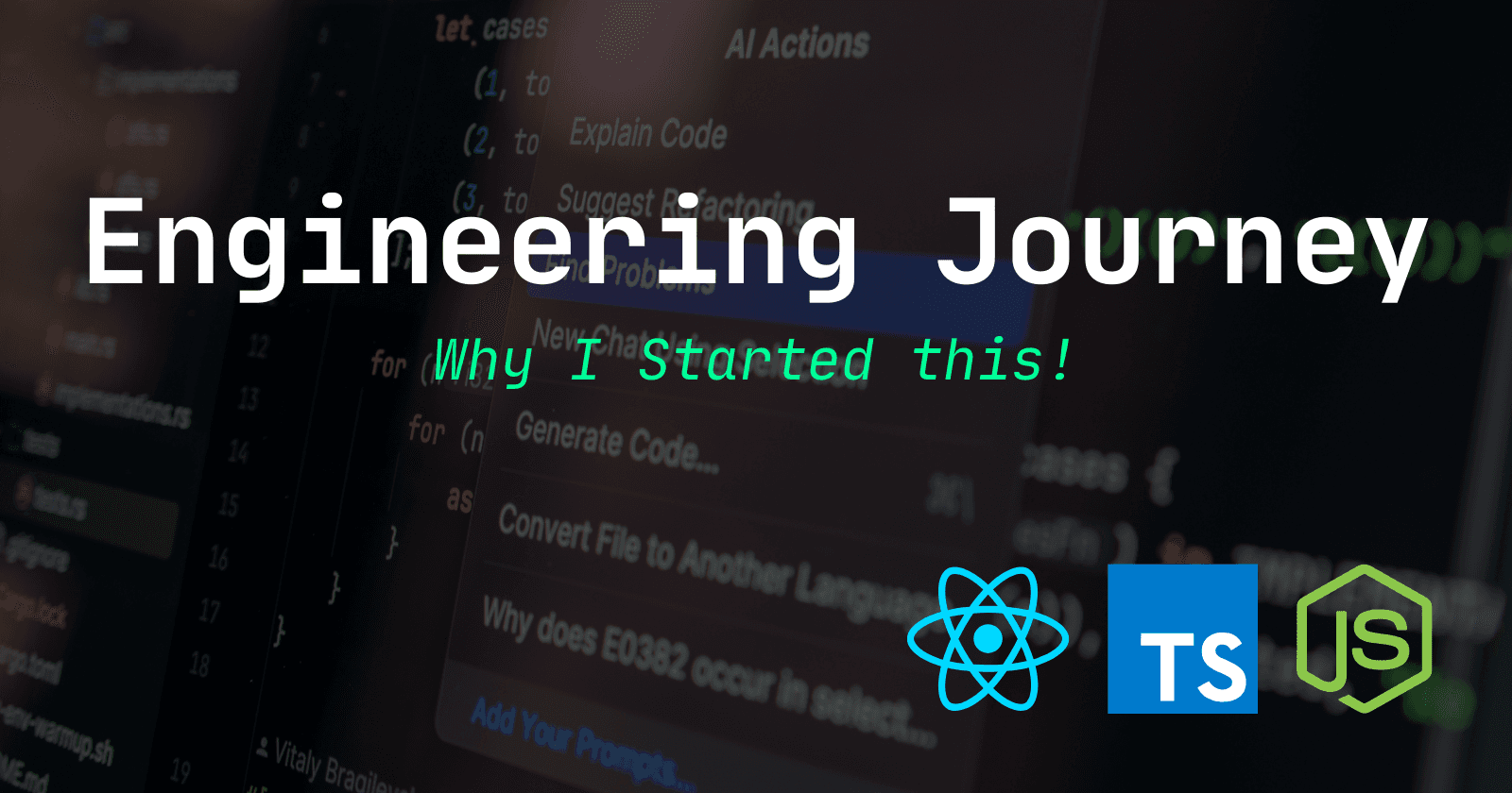 Engineering Journey: Why I Started This Project and What This Series Is About